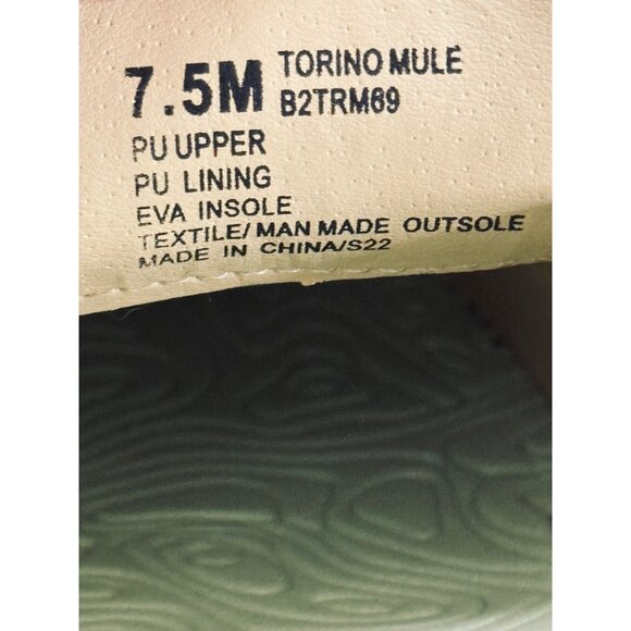 JBU Womens Torino Mule Slip-On Shoes Size 7.5M PU Upper Comfortable All-Terra - Picture 4 of 10